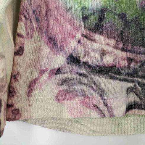 maurice abot カシミア 総柄ニット レディース JPN:S