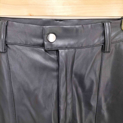 ページボーイ PAGEBOY バックスリットフェイクレザーパンツ レディース JPN:M