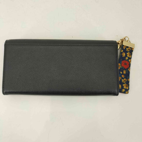 ポールアンドジョー PAUL&JOE ACCESSOIRES かぶせ長財布 クマ刺繍 レディース