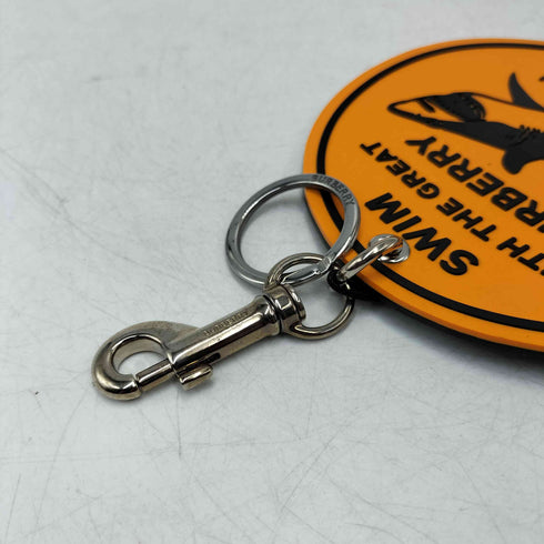 バーバリー BURBERRY イタリア製 SHARK CHARM RUBBER シャーク チャーム ラバー サメ バッグチャーム キーホルダー キーリング アクセサリー レディース