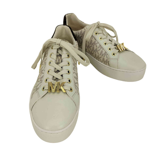 マイケルコース Michael Kors POPPY LACE UP VANILLA レディース US:6