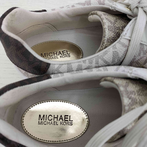 マイケルコース Michael Kors POPPY LACE UP VANILLA レディース US:6
