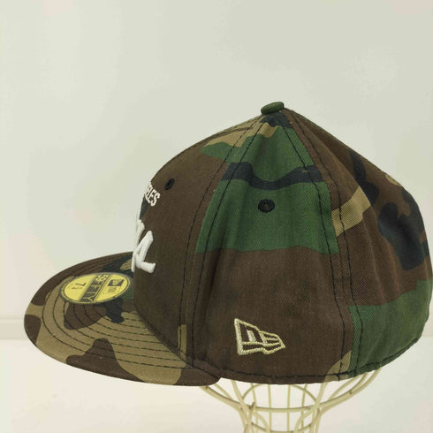 ニューエラ NEW ERA 迷彩柄 59FIFTY チームロゴ刺繍 キャップ メンズ 7 1/4