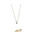 COCOSHNIK ダイヤ 0.05ct K10 イエロー 刻印 ネックレス レディース