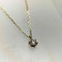 COCOSHNIK ダイヤ 0.05ct K10 イエロー 刻印 ネックレス レディース
