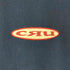 CRU USA製 ロゴプリント クルーネックTシャツ メンズ import:L