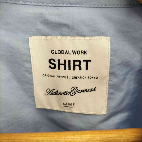 グローバルワーク GLOBAL WORK バンドカラーシャツ メンズ L