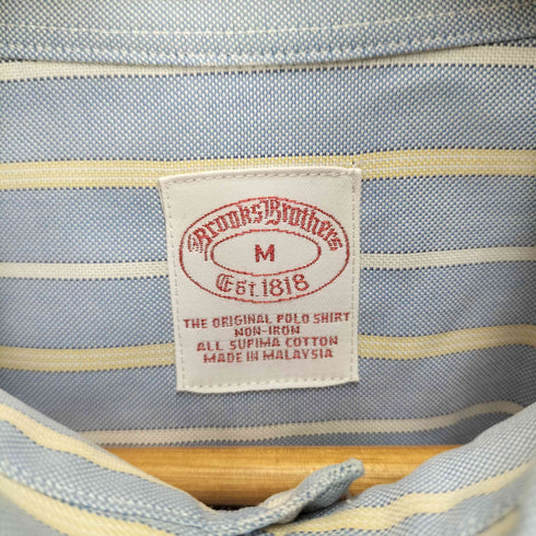 ブルックスブラザーズ BROOKS BROTHERS ワンポイント刺繍ボタンダウンシャツ メンズ M