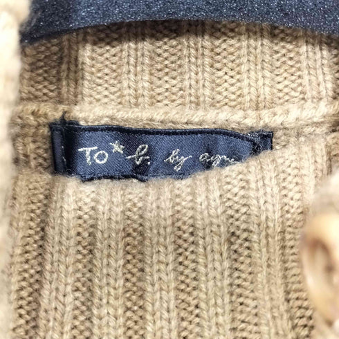 トゥービーバイアニエスベー To b. by agnes b. 半袖ドッキングニットワンピース レディース TU