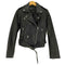 ザラ ZARA FAUX LEATHER JACKET フェイクレザー ダブル ライダース ジャケット レディース import:M