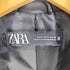 ザラ ZARA FAUX LEATHER JACKET フェイクレザー ダブル ライダース ジャケット レディース import:M