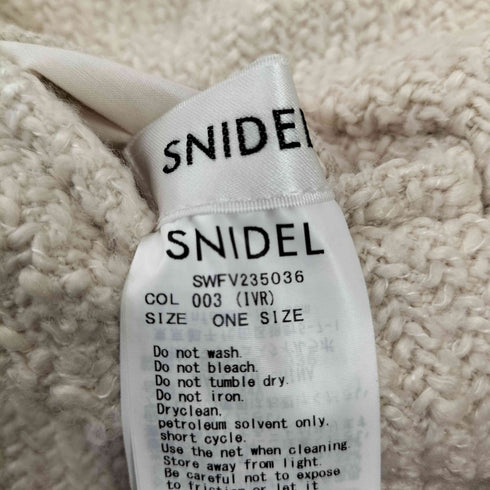 スナイデル snidel リバーシブルバリエベスト レディース ONE SIZE