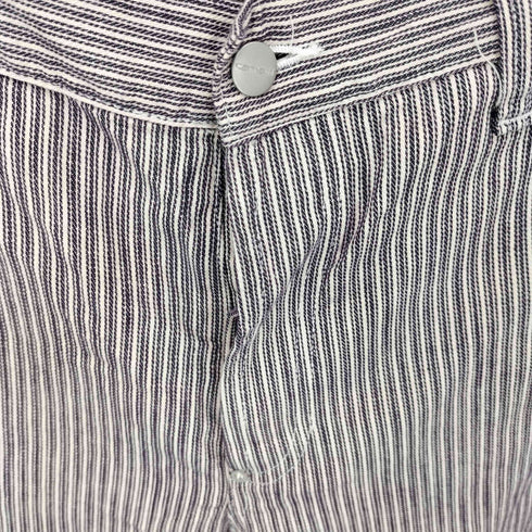 ジュンヤワタナベコムデギャルソンマン JUNYA WATANABE COMME des GARCONS MAN 22SS AD2021 ヒッコリーストライプペインターパンツ メンズ JPN:S