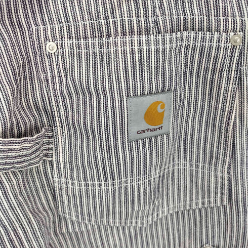 ジュンヤワタナベコムデギャルソンマン JUNYA WATANABE COMME des GARCONS MAN 22SS AD2021 ヒッコリーストライプペインターパンツ メンズ JPN:S