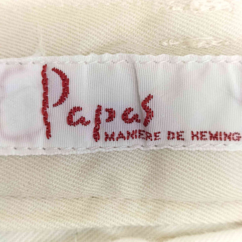 パパス papas 2タック チノパンツ 内側ドローコード メンズ JPN:S