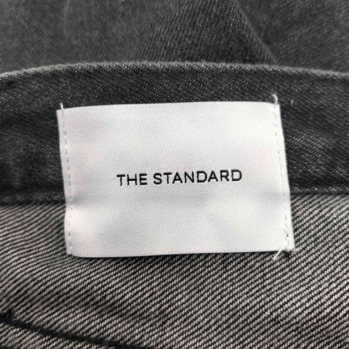 ウィゴー WEGO 23SS THE STANDARD クラッシュ加工 ワイド デニム パンツ レディース JPN:L