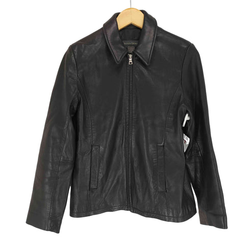 バナナリパブリック BANANA REPUBLIC 90~00S レザースウィングトップ レディース SX