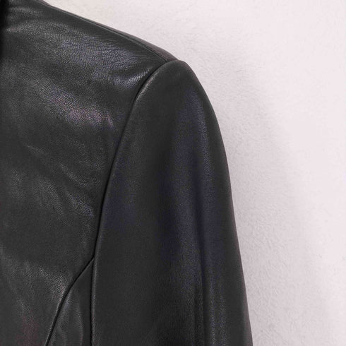バナナリパブリック BANANA REPUBLIC 90~00S レザースウィングトップ レディース SX
