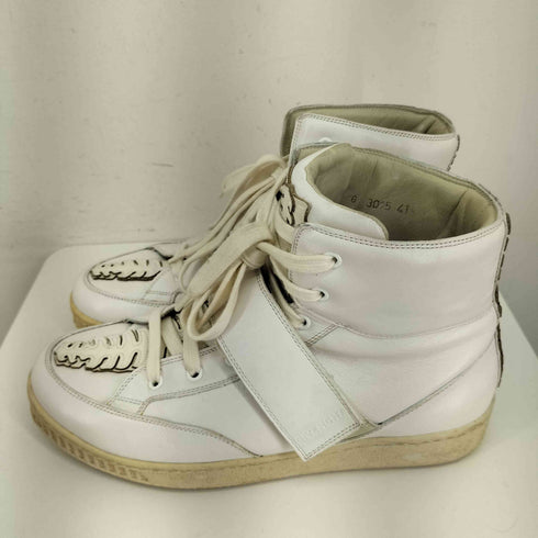 ジバンシィ GIVENCHY ボーンパッチワークハイカットスニーカー 骨 メンズ JPN:41