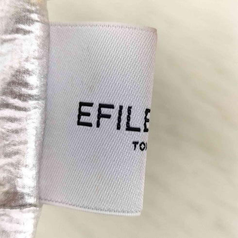 エフィレボル .efiLevol Silver x Fur Shoulder Tote Bag シルバー×ファーショルダートートバッグ メンズ