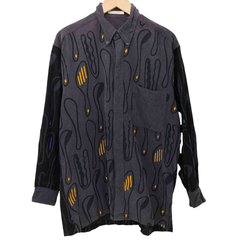ランセル LANCEL 90S L/S デザインシャツ メンズ import:M