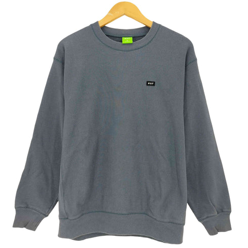 ハフ HUF CLASSIC BAR LOGO CREW ワンポイントスウェット ヘビーウェイト メンズ JPN:M