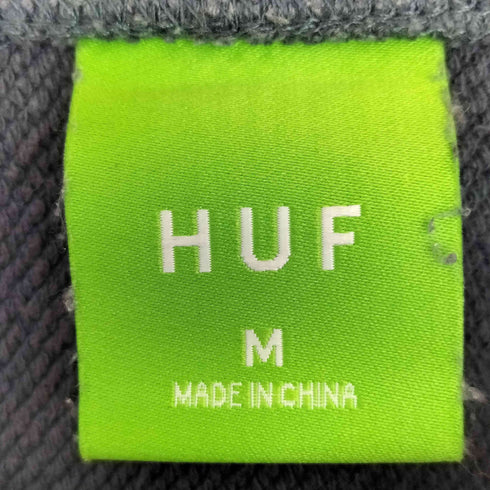 ハフ HUF CLASSIC BAR LOGO CREW ワンポイントスウェット ヘビーウェイト メンズ JPN:M