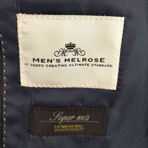 メンズメルローズ MENS MELROSE ウールチェックテーラードジャケットセットアップ メンズ JPN:3