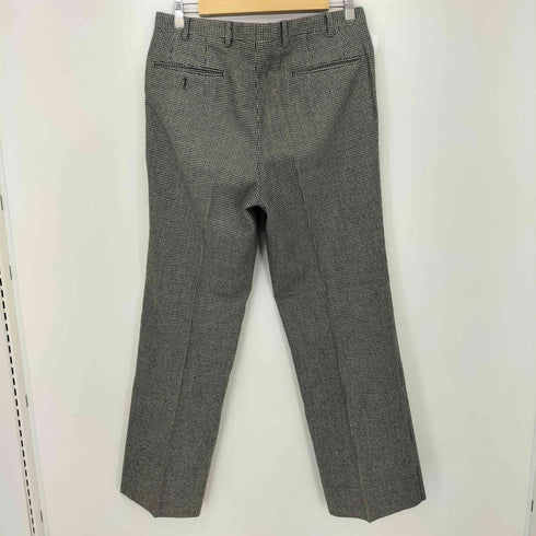ピエールカルダン pierre cardin 00S ウール 千鳥格子 センタープレス スラックスパンツ メンズ