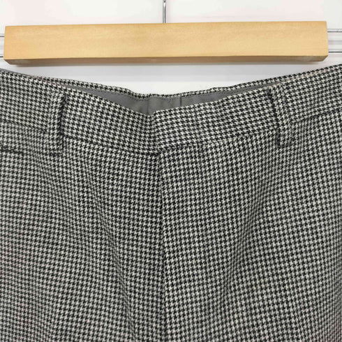 ピエールカルダン pierre cardin 00S ウール 千鳥格子 センタープレス スラックスパンツ メンズ