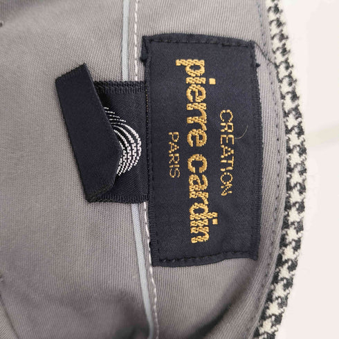 ピエールカルダン pierre cardin 00S ウール 千鳥格子 センタープレス スラックスパンツ メンズ