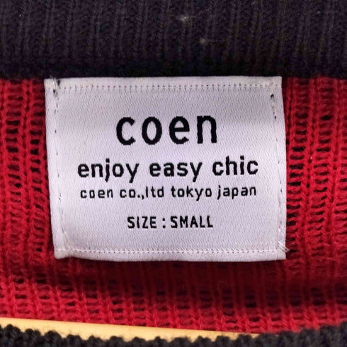 コーエン coen ジャガードニットプルオーバー メンズ JPN:S