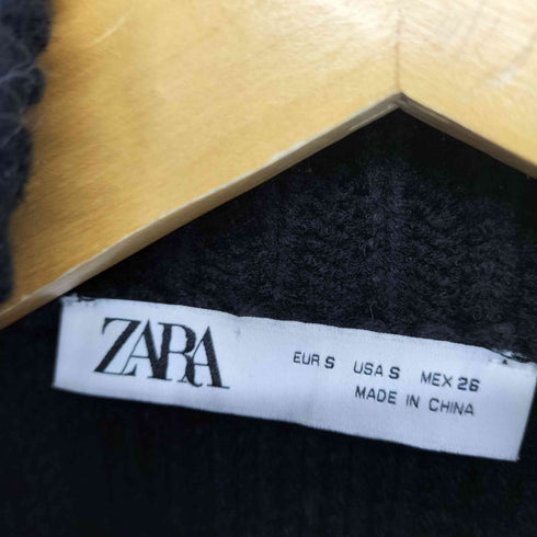 ザラ ZARA ハイネッククロップドフラワーニット レディース JPN:S