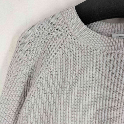 ビューティーアンドユースユナイテッドアローズ BEAUTY & YOUTH UNITED ARROWS ウォッシャブル アゼ ニット メンズ JPN:L