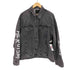 ベルシュカ BERSHKA ブラックデニムジャケット メンズ JPN:M