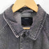 ベルシュカ BERSHKA ブラックデニムジャケット メンズ JPN:M