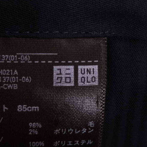 ユニクロ UNIQLO ストレッチ ウールパンツ メンズ ウエスト85cm
