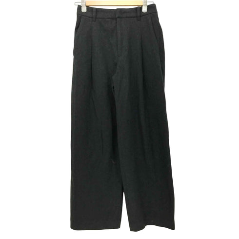 ユニクロ UNIQLO 23AW ブラッシュドジャージータックワイドパンツ レディース JPN:S