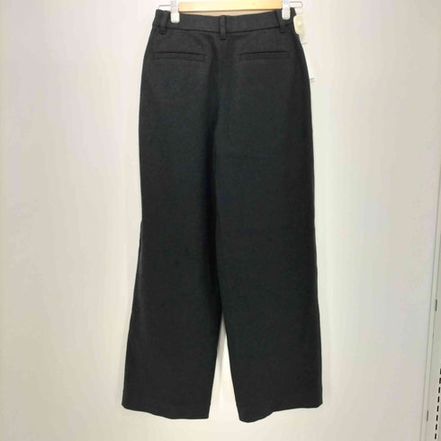 ユニクロ UNIQLO 23AW ブラッシュドジャージータックワイドパンツ レディース JPN:S