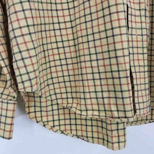 エディーバウアー Eddie Bauer ボタンダウンチェックシャツ メンズ import:L