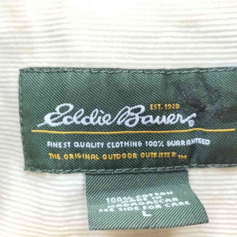 エディーバウアー Eddie Bauer ボタンダウンチェックシャツ メンズ import:L