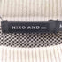 ニコアンド niko and... ドッグプリント クルーネックニット メンズ JPN:M
