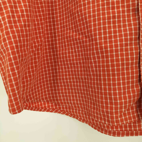 チャップス CHAPS ロゴ刺繍ボタンダウン半袖チェックシャツ メンズ import:XXL