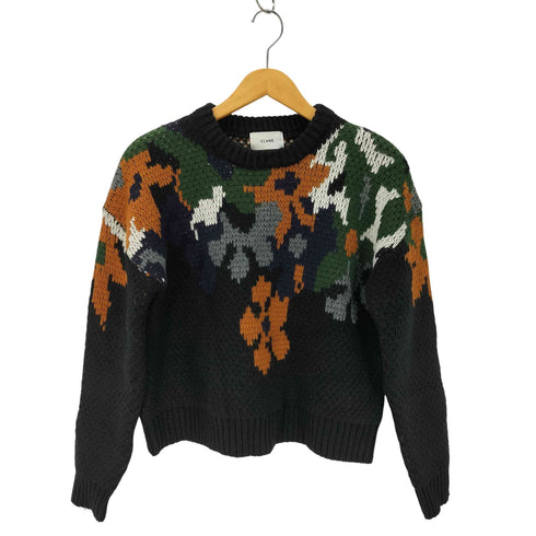 クラネ CLANE Over Flower Motif Knit レディース JPN:1