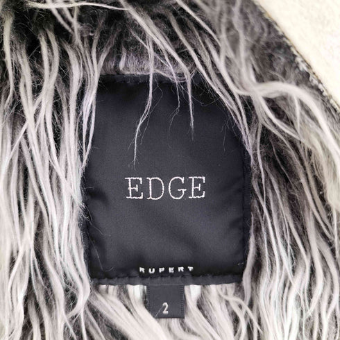 EDGE RUPERT フェイク ムートンコート メンズ JPN:2