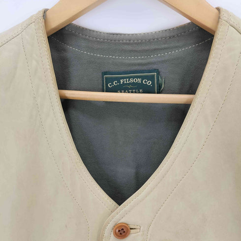 C.C FILSON レザーベスト メンズ