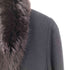 ドーメイル DORMEUIL ファー付き カシミヤロングコート レディース JPN:11号