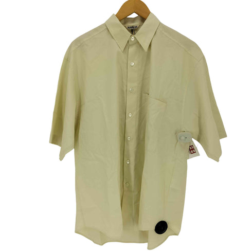 オーラリー AURALEE WASHED FINX TWILL BIG HALF SLEEVED SHIRT メンズ 4
