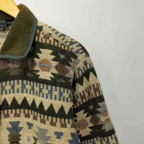 NEW IDENTIT 90S 総柄 コットンジャケット レディース import:L
