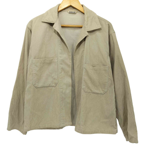 オーラリー AURALEE 2017SS WASHED CORDUROY SHIRT JACKET メンズ JPN:3